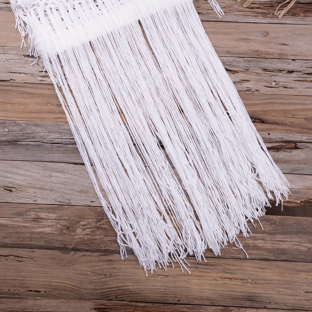 Hollowed-out hoops long fringe skirt Long bikini bikini beach dress
