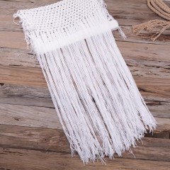 Hollowed-out hoops long fringe skirt Long bikini bikini beach dress