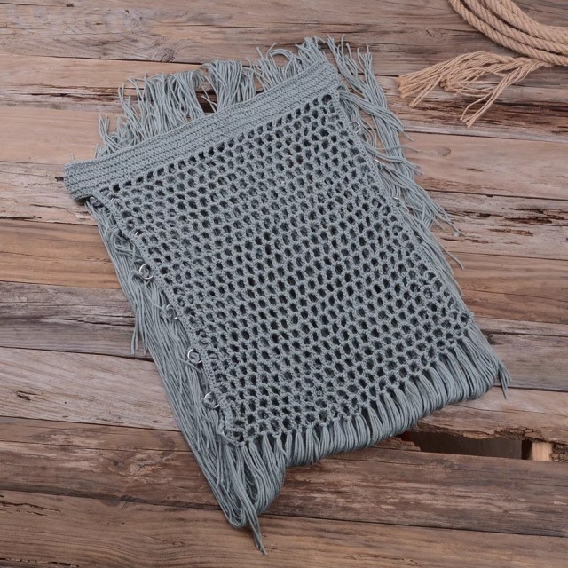 Hollowed-out hoops long fringe skirt Long bikini bikini beach dress