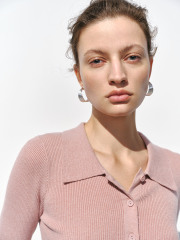 JUBAODI Women's tight knit cardigan