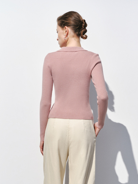 JUBAODI Women's tight knit cardigan