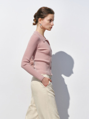 JUBAODI Women's tight knit cardigan