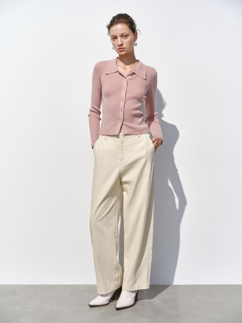 JUBAODI Women's tight knit cardigan