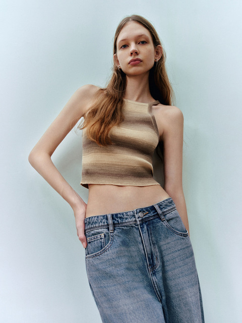 Supply JUBAODI Women's gradient knit vest