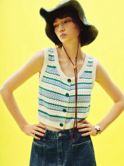 ODM JUBAODI Striped cardigan for women