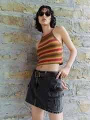 Supply JUBAODI Women's gradient knit vest