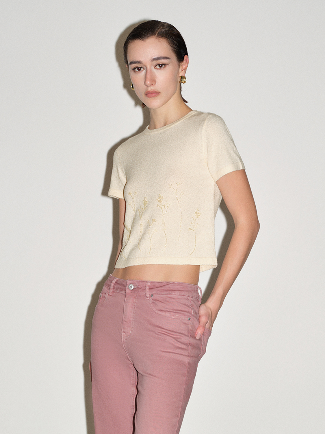 JUBAODI Women's crew neck sweater