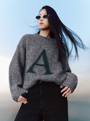 JUBAODI Women's letter knitwear