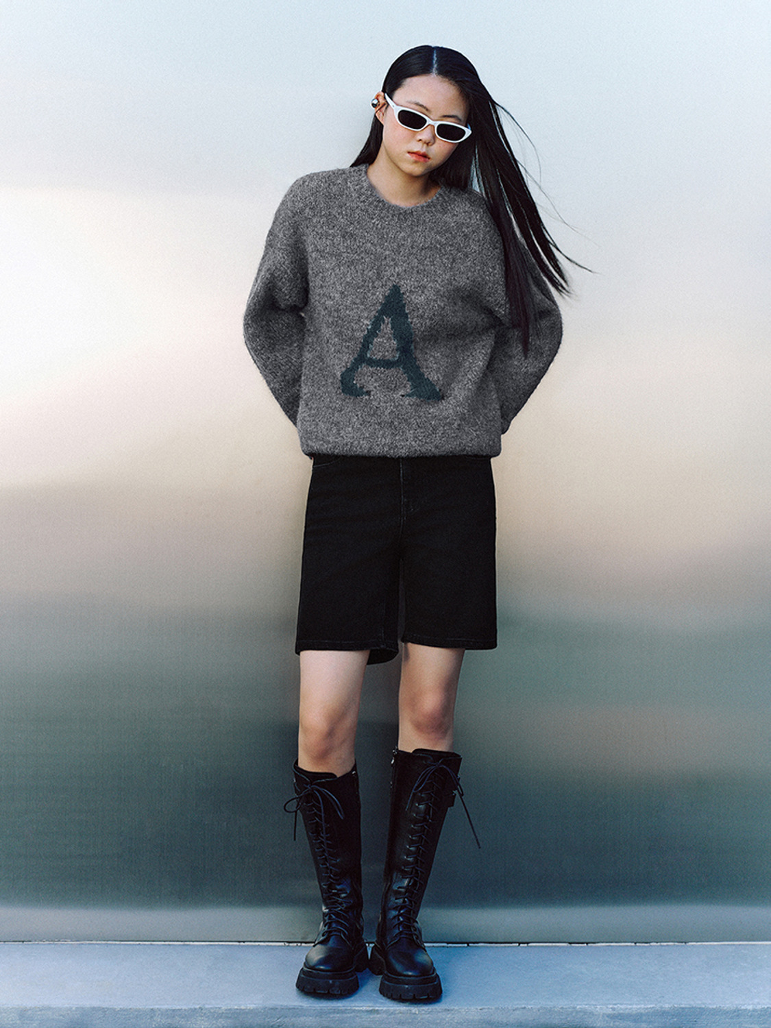 JUBAODI Women's letter knitwear