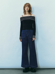 Wholesaler JUBAODI Striped knitwear for women