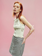 Factory JUBAODI Women's patterned knit vest