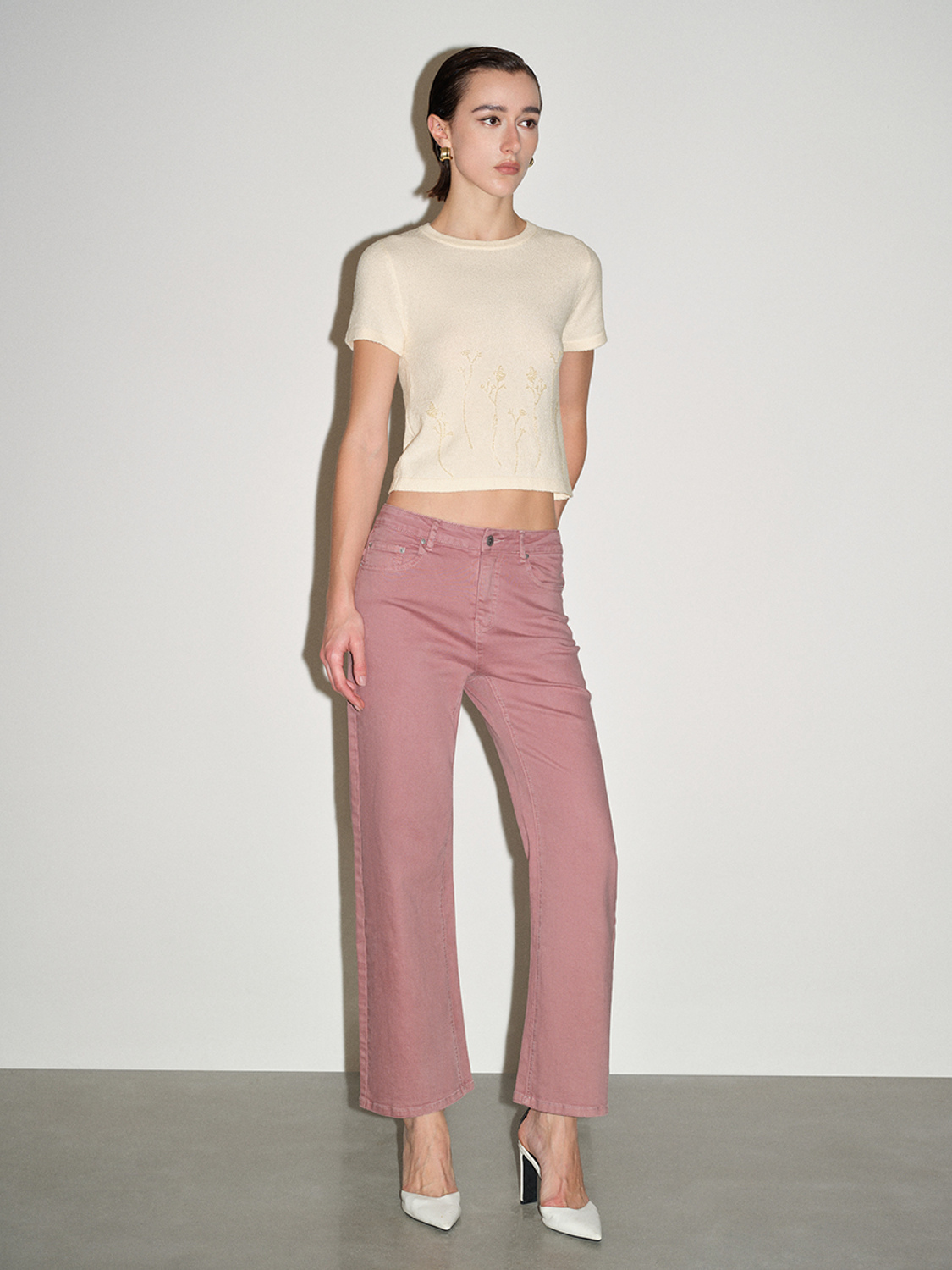 JUBAODI Women's crew neck sweater