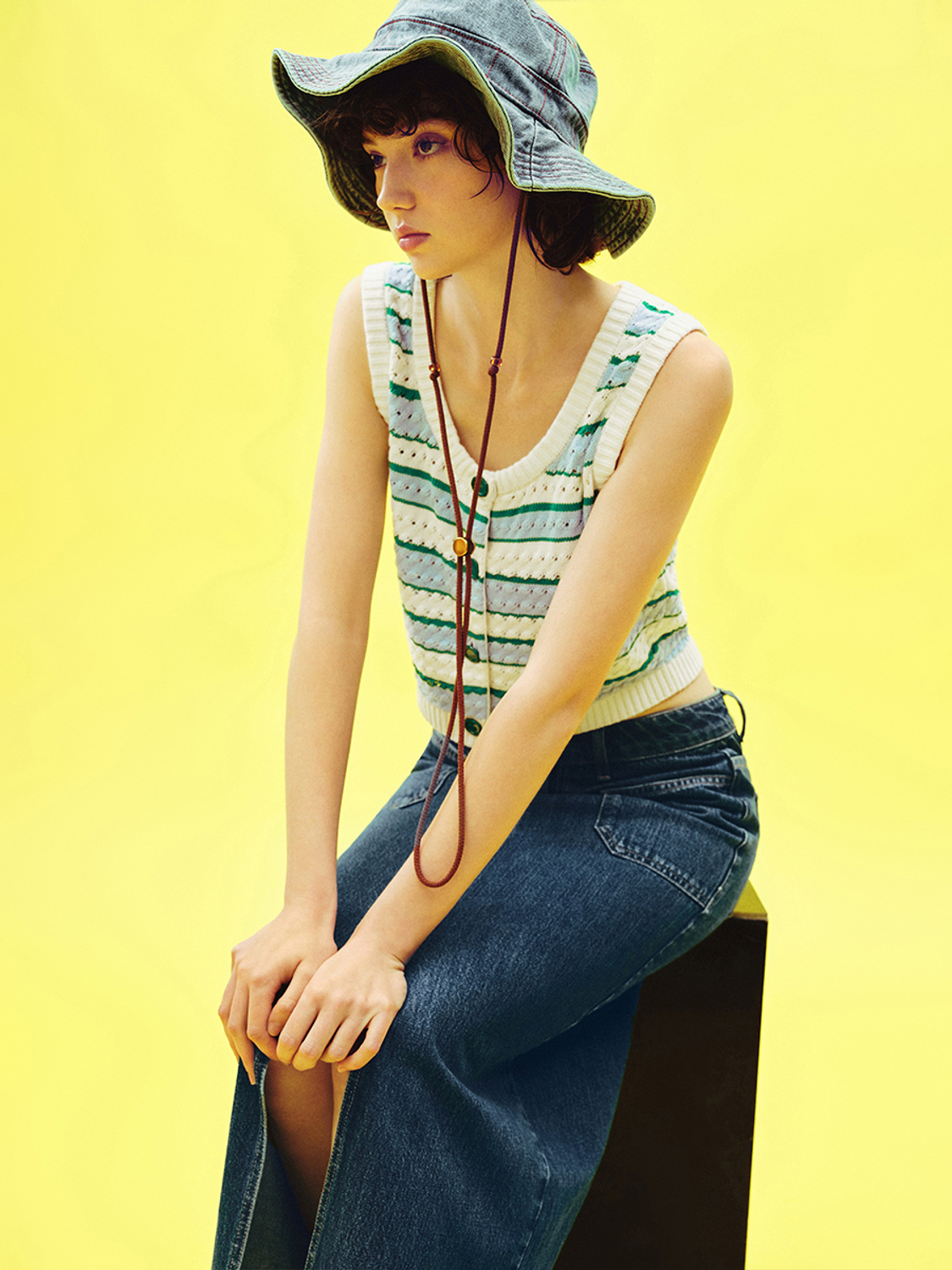 ODM JUBAODI Striped cardigan for women