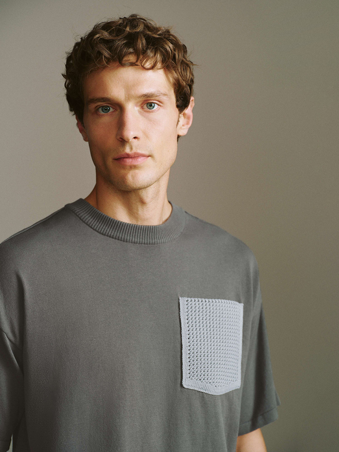 Men's short-sleeved knitwear