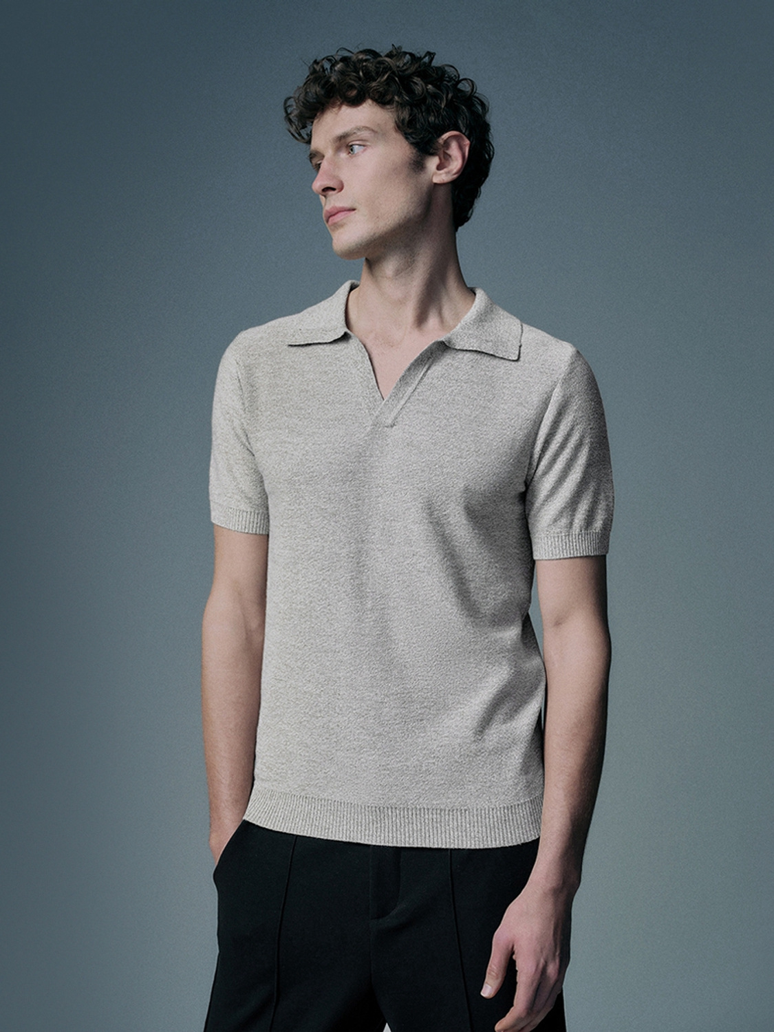 Men's short-sleeved knitwear