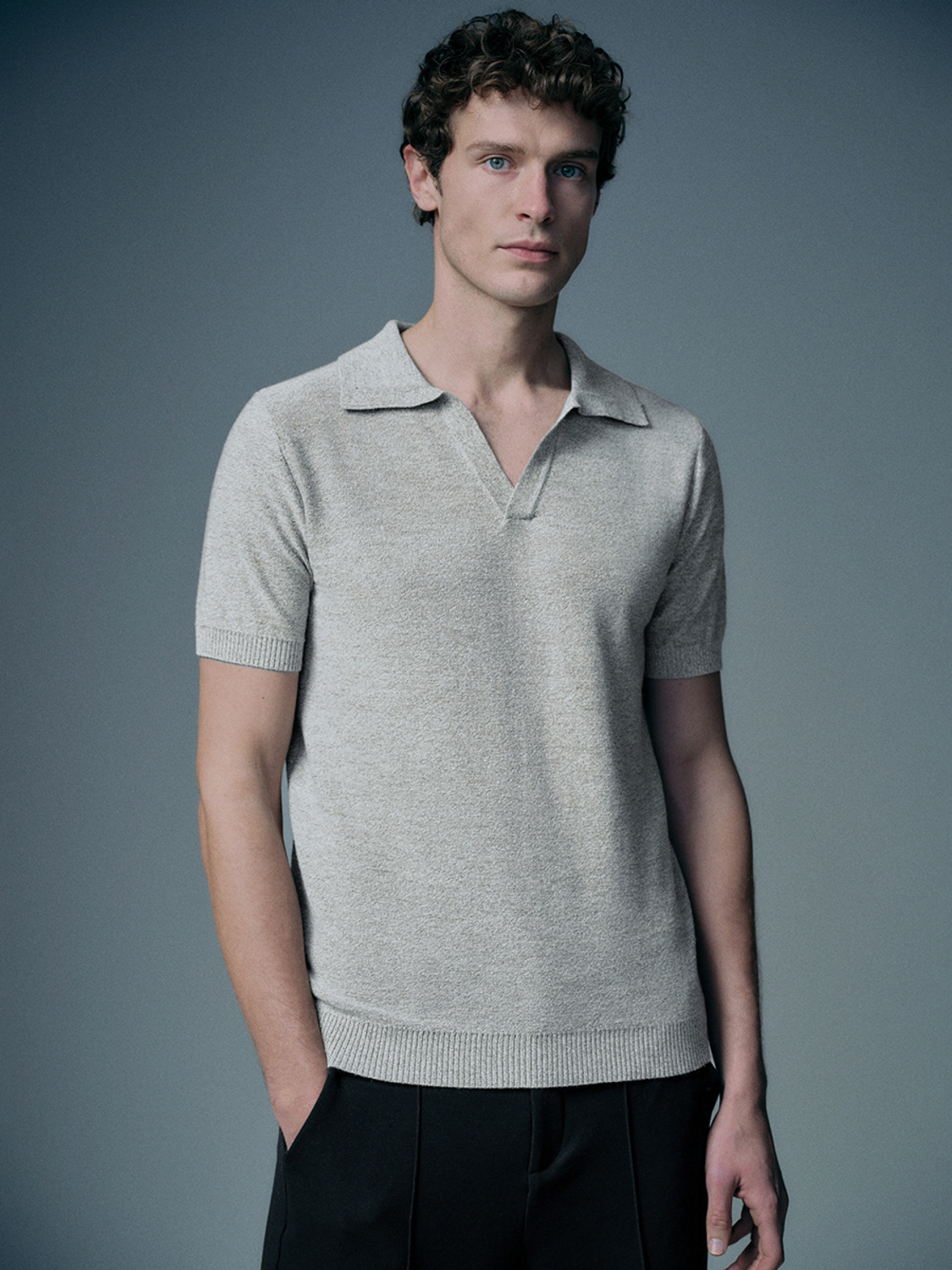 Men's short-sleeved knitwear