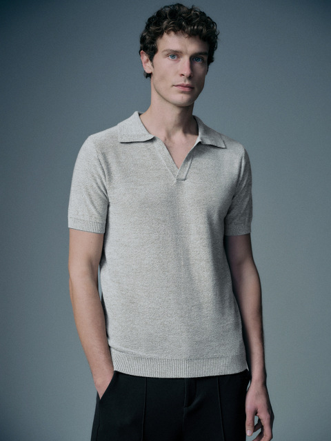 Men's short-sleeved knitwear
