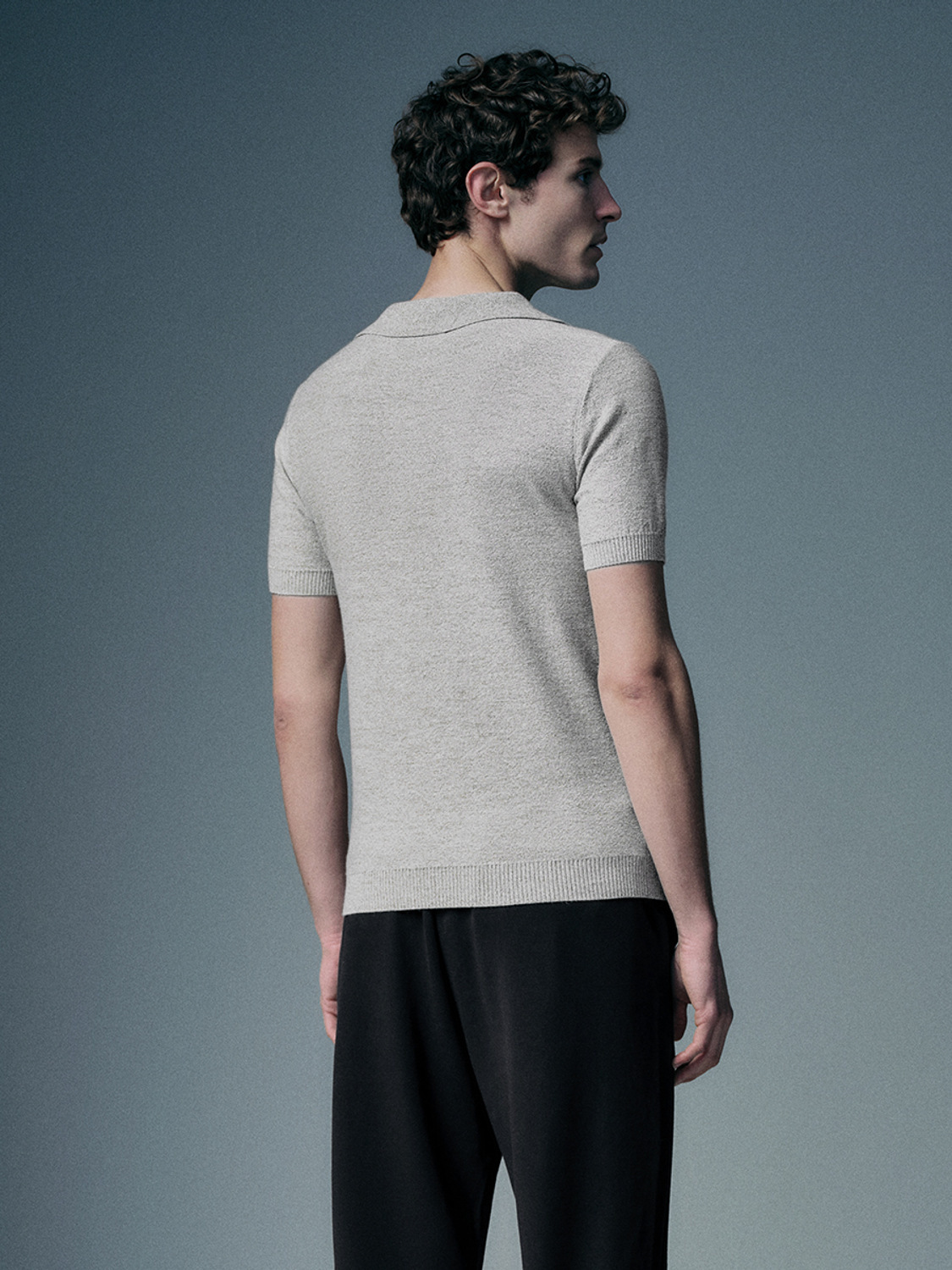 Men's short-sleeved knitwear