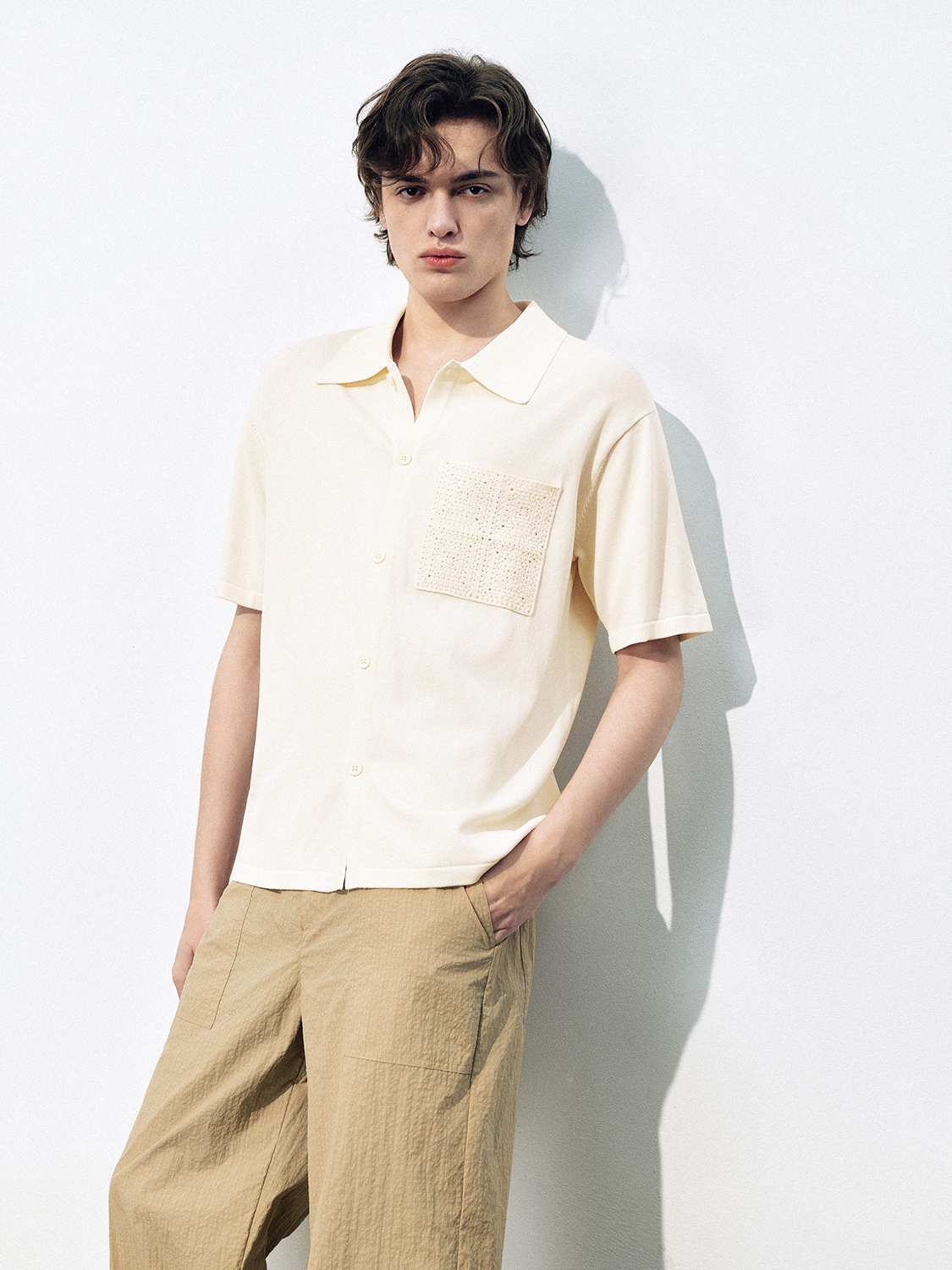 Men's short-sleeved knitwear