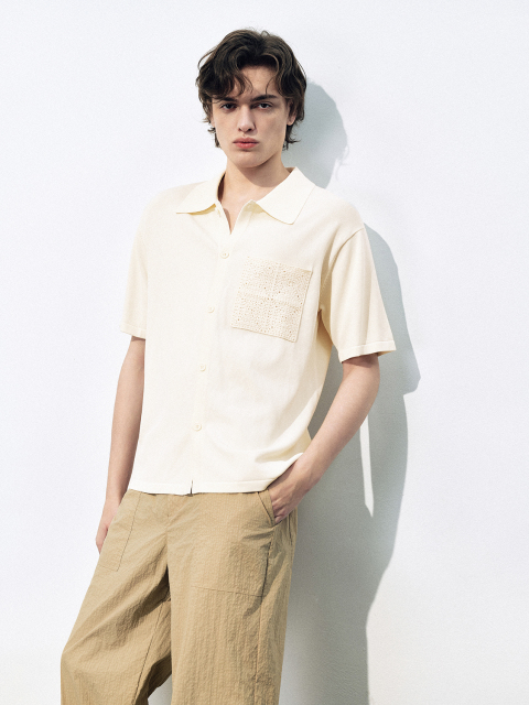 Men's short-sleeved knitwear