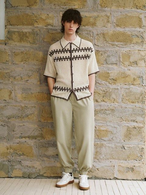 Men's short-sleeved knitwear