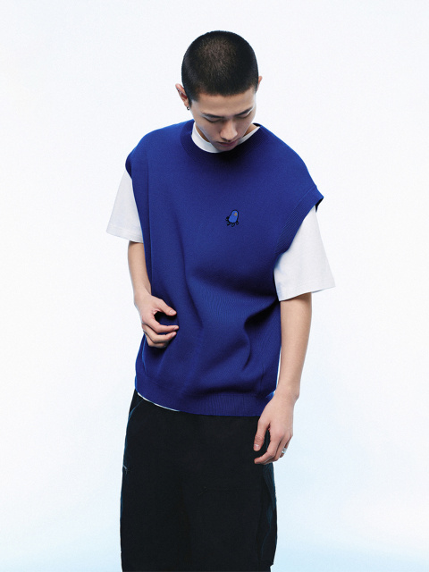 Men's knitted waistcoat