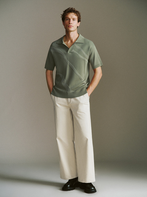 Men's short-sleeved knitwear