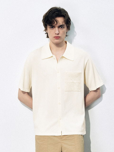 Men's short-sleeved knitwear