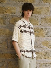Men's short-sleeved knitwear