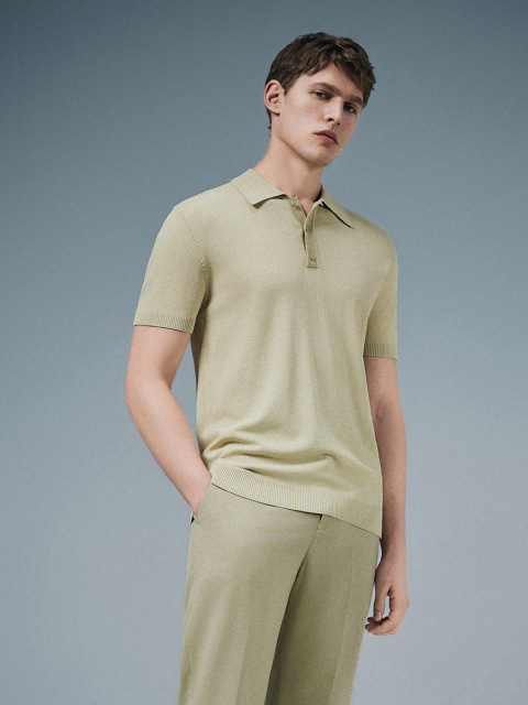 Men's short-sleeved knitwear