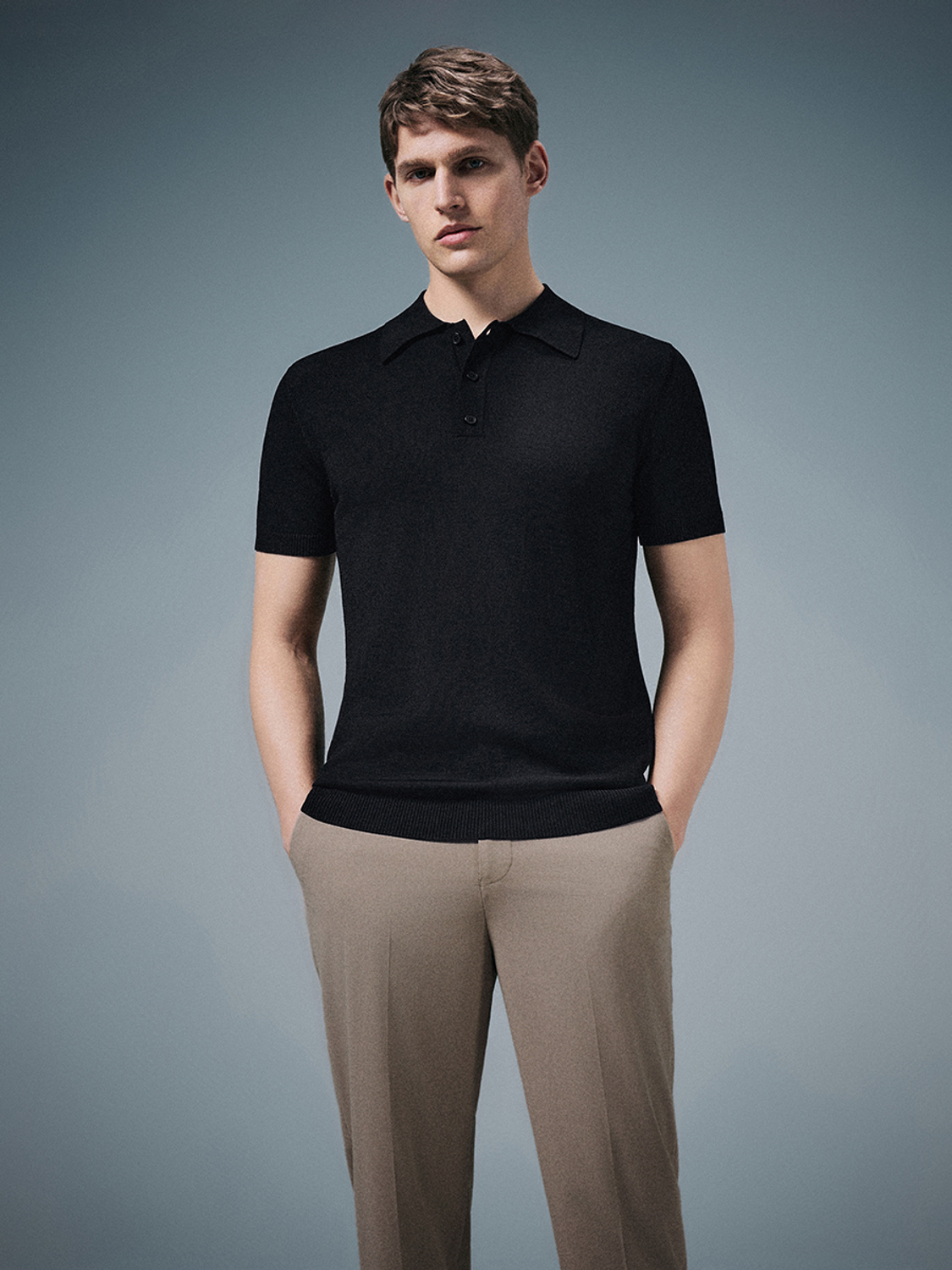 Men's short-sleeved knitwear