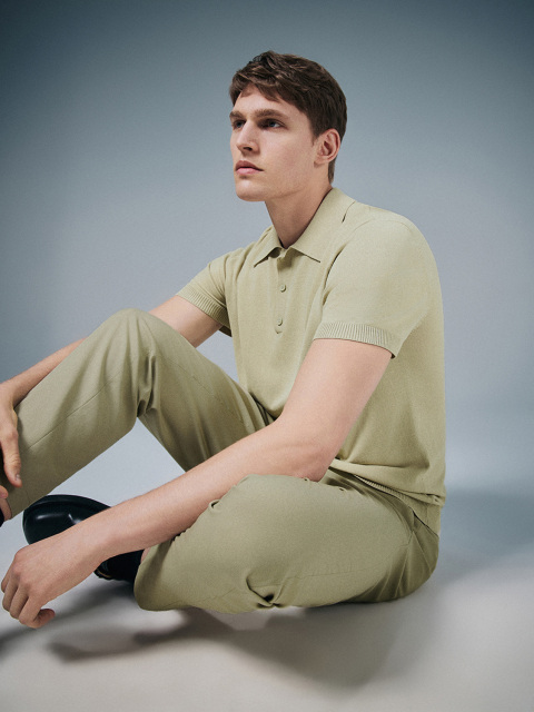 Men's short-sleeved knitwear