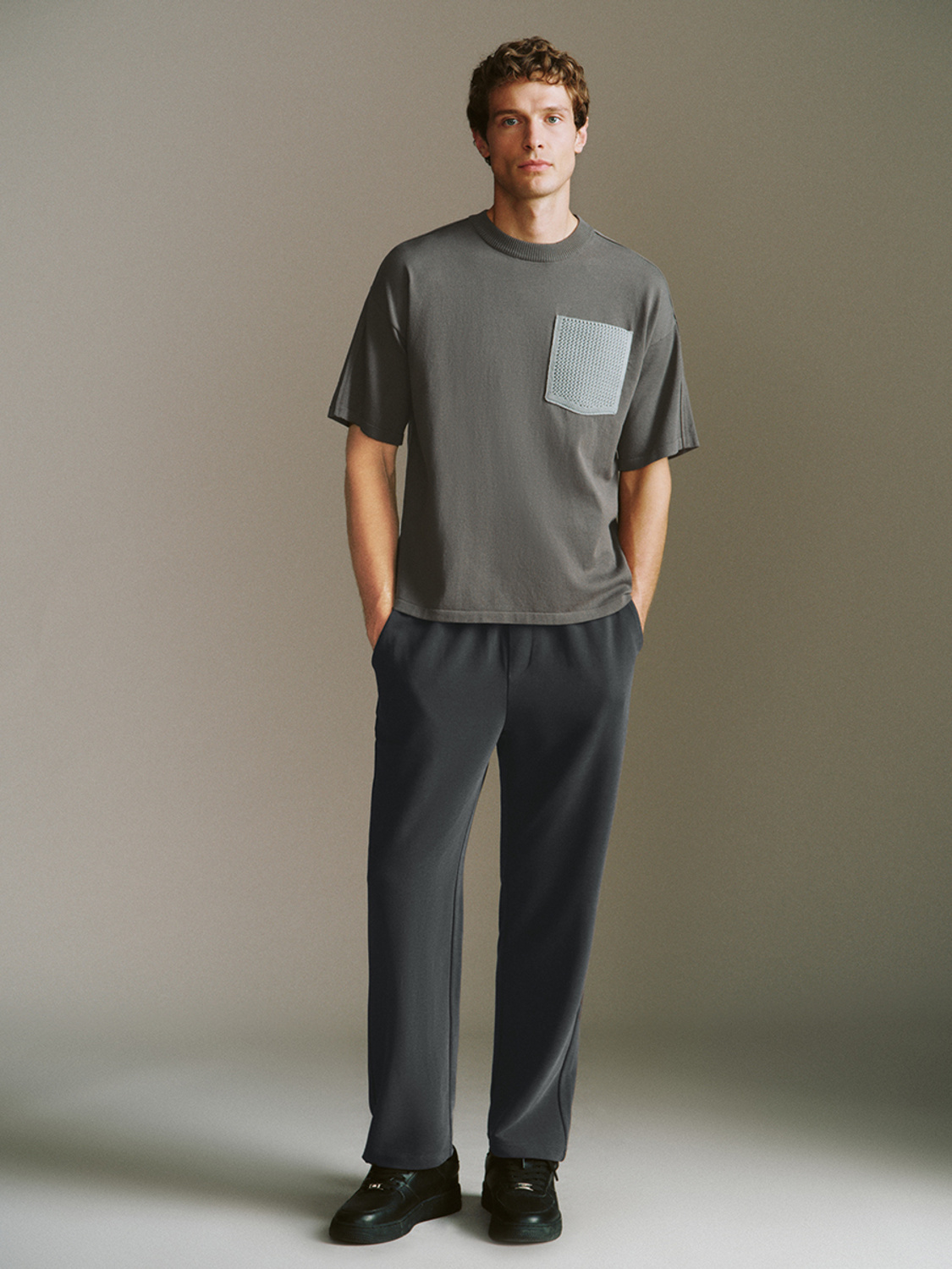 Men's short-sleeved knitwear