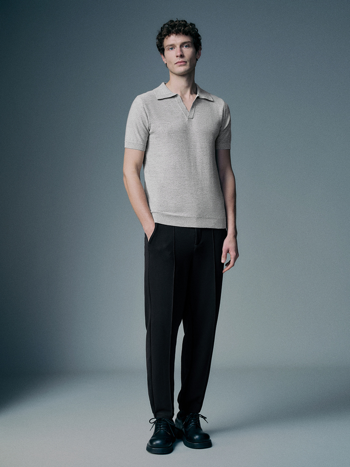 Men's short-sleeved knitwear