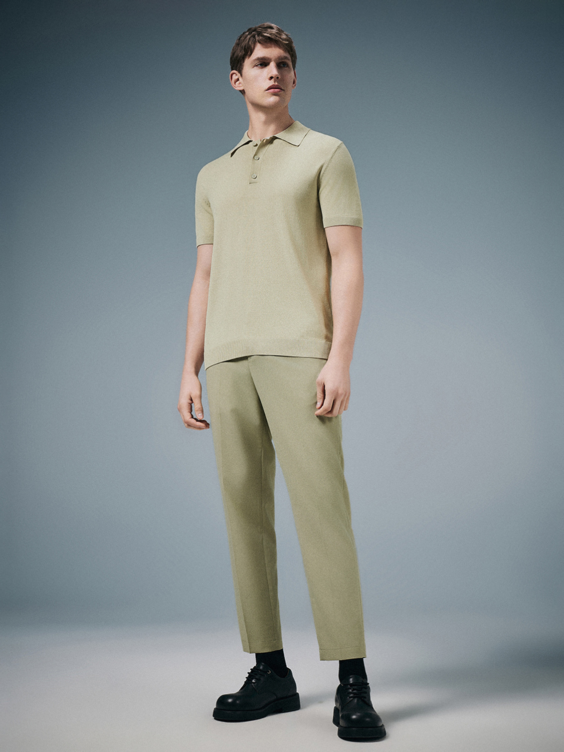 Men's short-sleeved knitwear