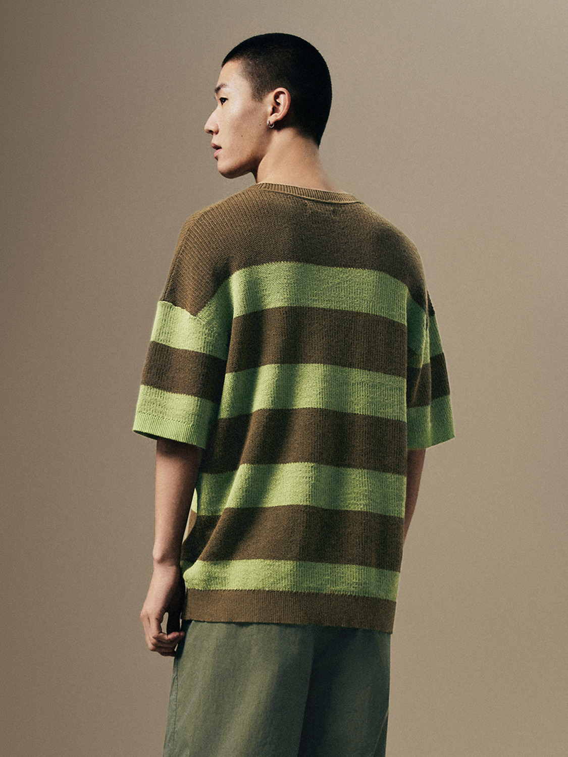 Men's striped knitwear