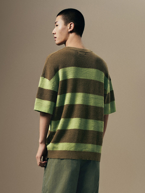 Men's striped knitwear