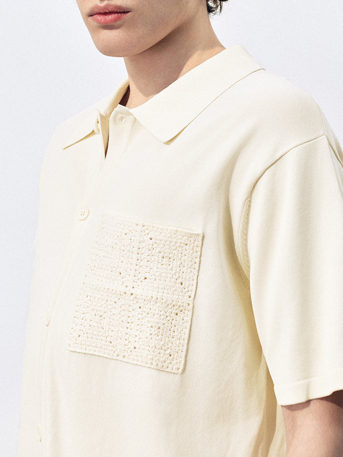 Men's short-sleeved knitwear