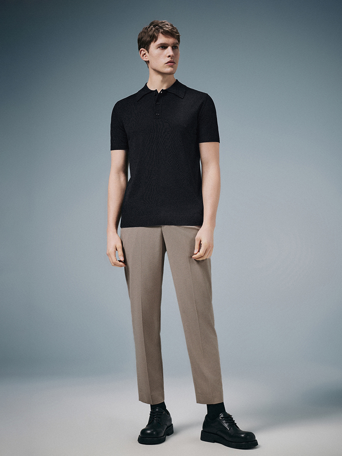 Men's short-sleeved knitwear