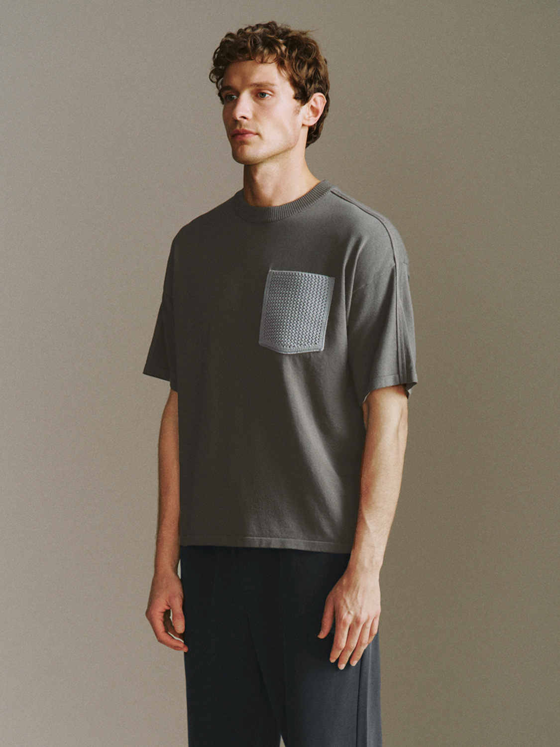Men's short-sleeved knitwear