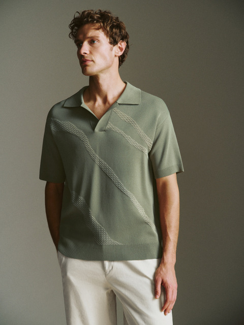 Men's short-sleeved knitwear