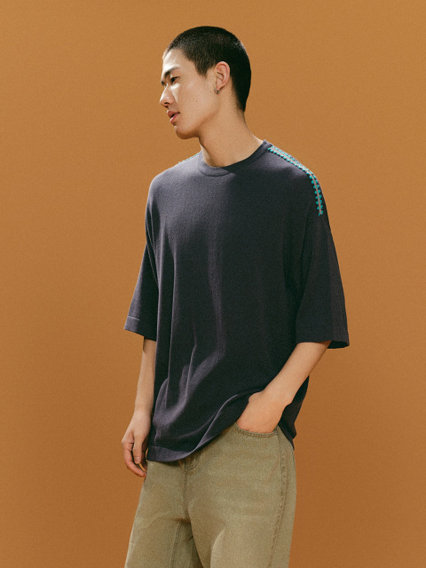 Men's short-sleeved knitwear