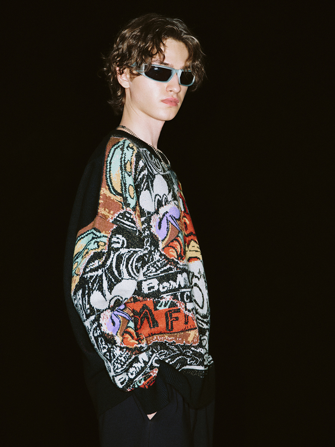 Men's jacquard knitwear