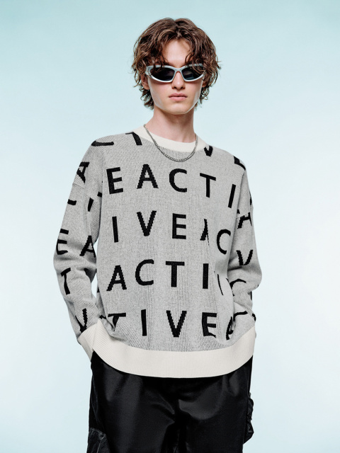 Men's jacquard knitwear