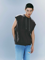 Men's sleeveless knit T-shirt
