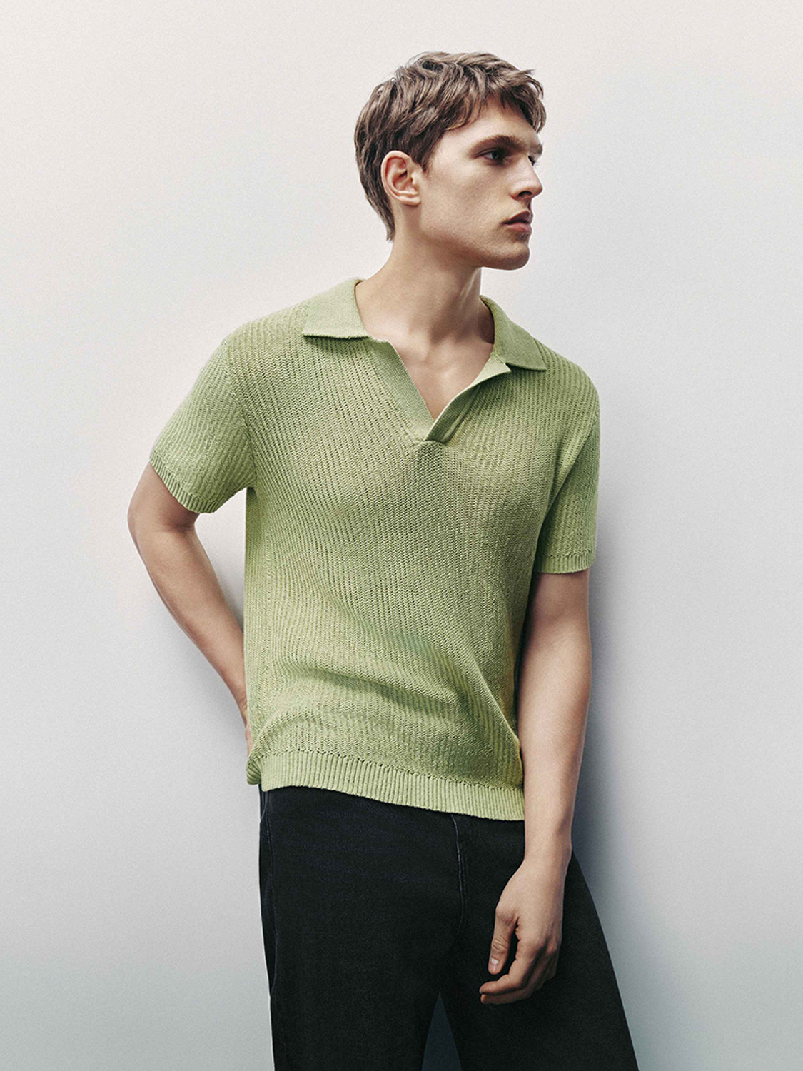Men's short-sleeved knitwear