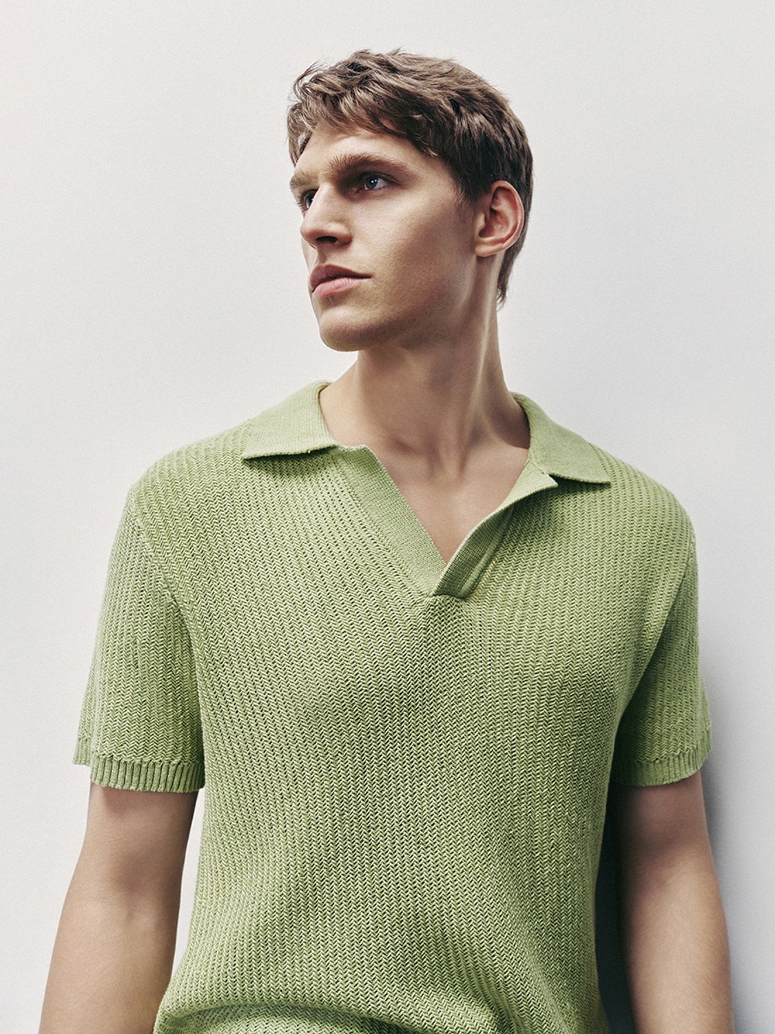 Men's short-sleeved knitwear
