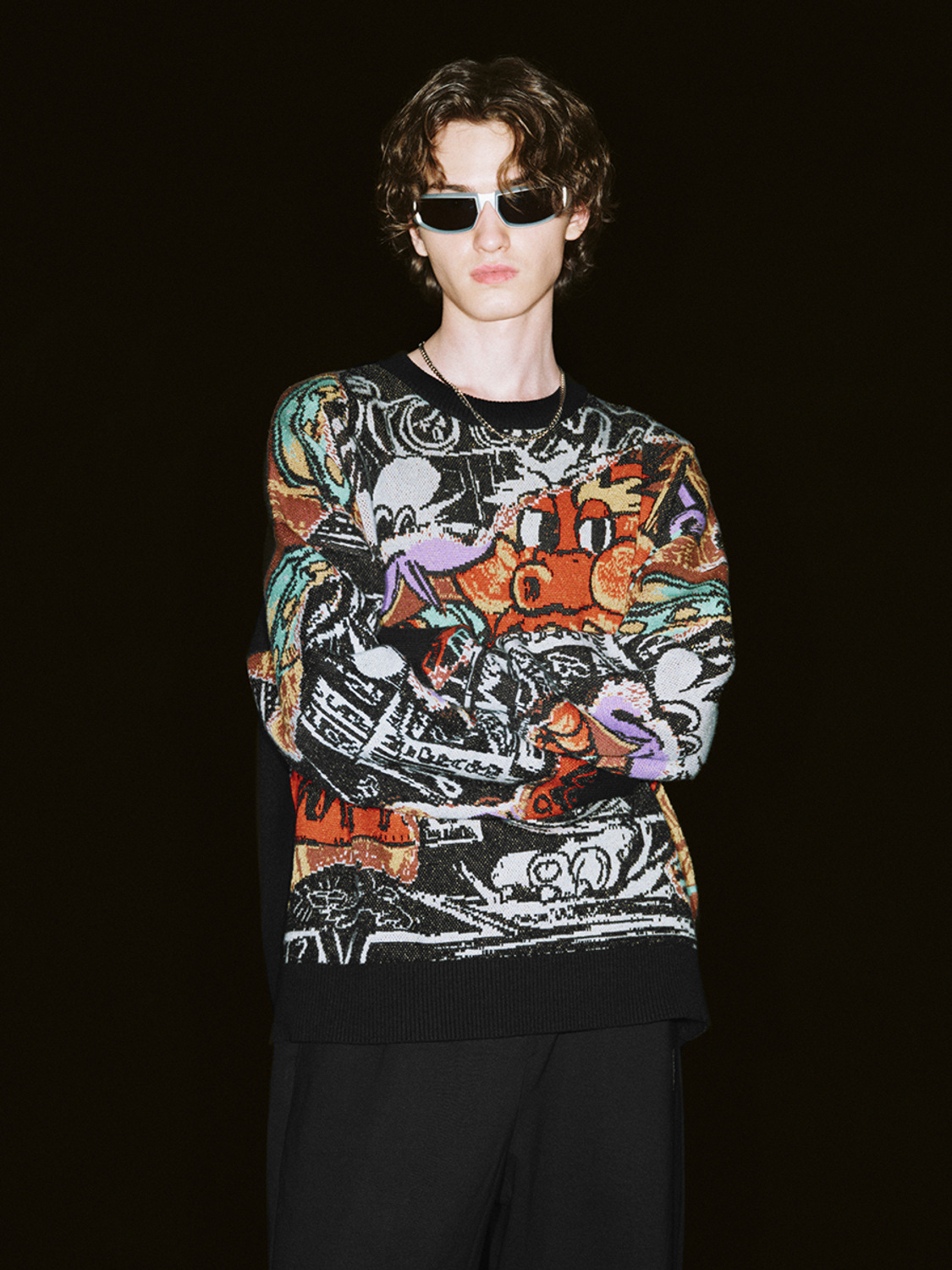 Men's jacquard knitwear
