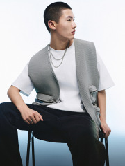 Men's knitted waistcoat