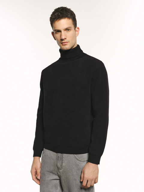 Men's turtleneck knitwear